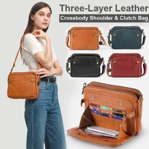 🔥Last Day Promotion 49% OFF -2023 New Crossbody PU leather Shoulder Bags and Clutches