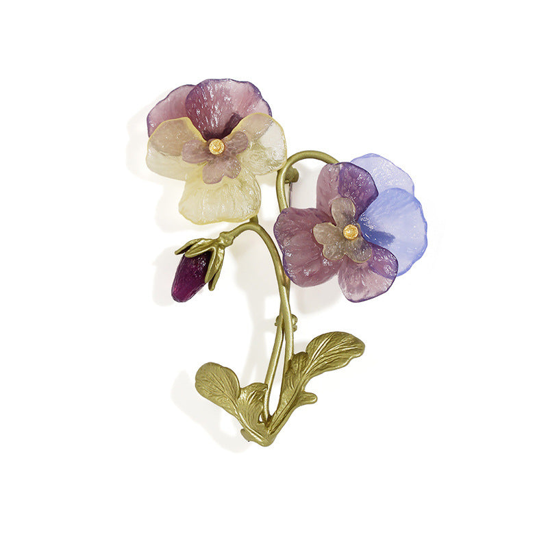 Pansy Brooch