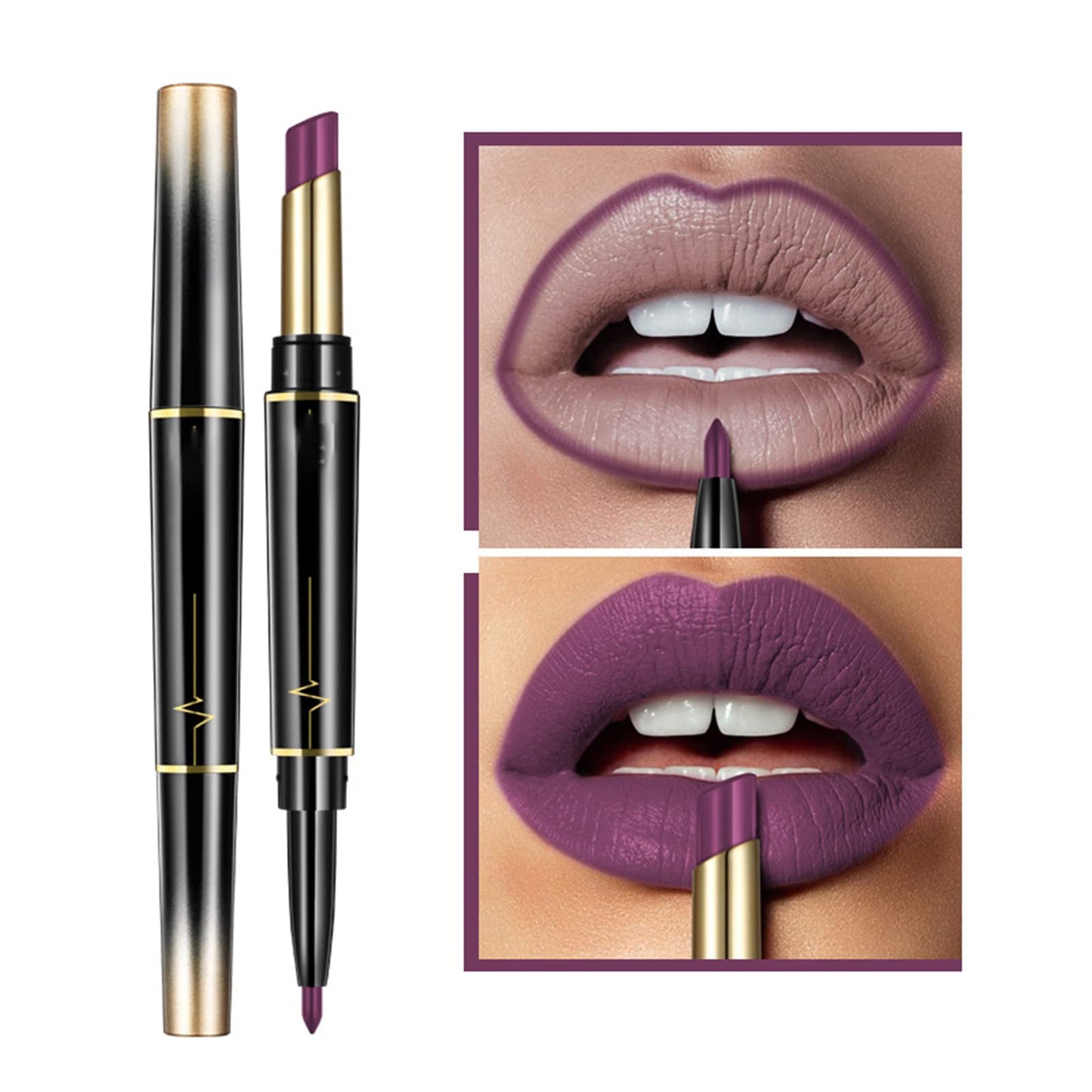 🔥Last Day 49% OFF-Double-ended Lipstick Automatic Lip Liner Matte Waterproof / Smudge-proof