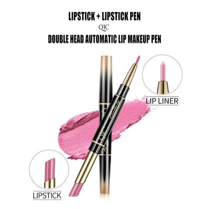 🔥Last Day 49% OFF-Double-ended Lipstick Automatic Lip Liner Matte Waterproof / Smudge-proof