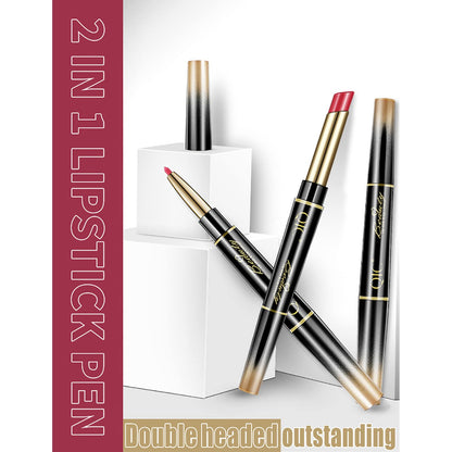 🔥Last Day 49% OFF-Double-ended Lipstick Automatic Lip Liner Matte Waterproof / Smudge-proof