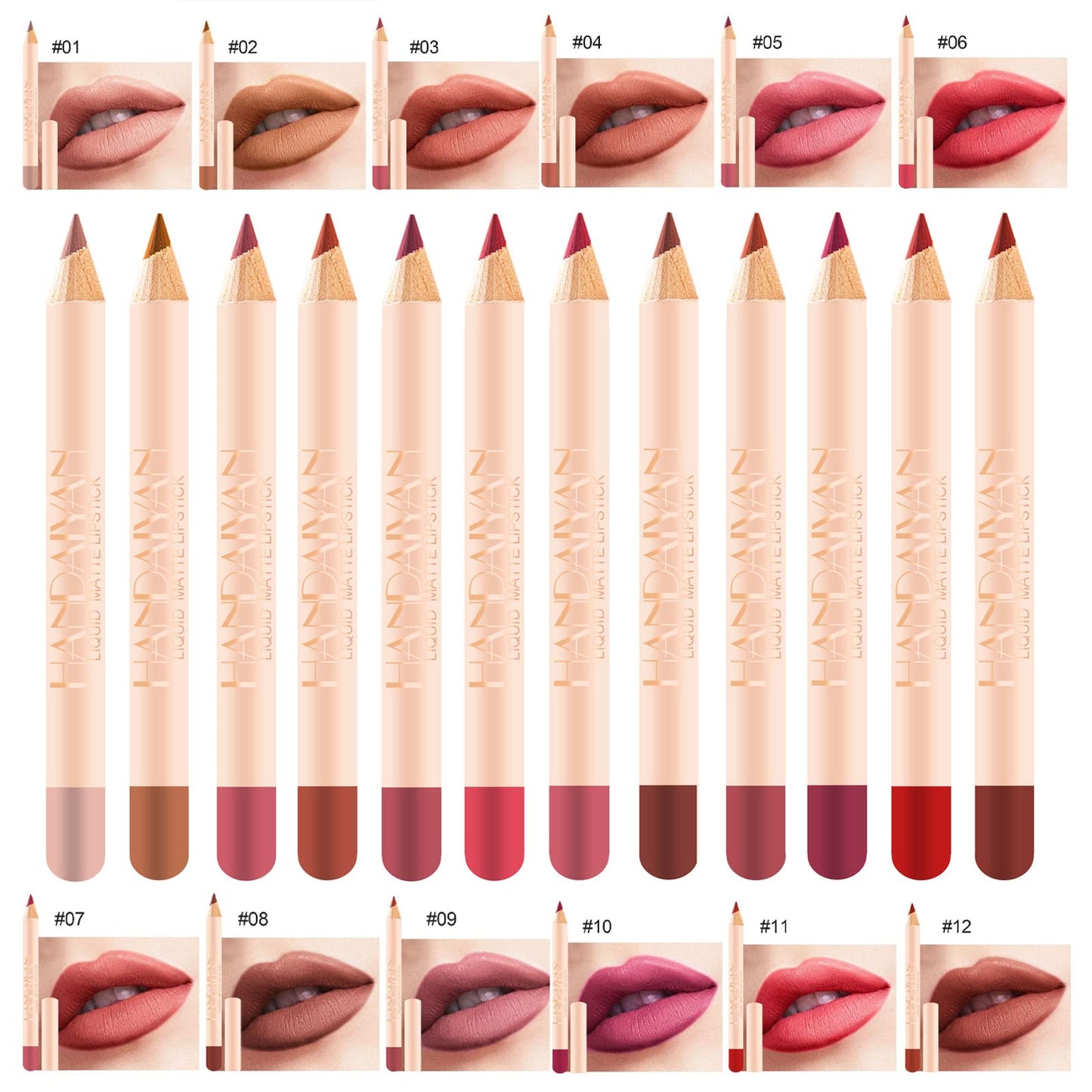 🔥Last Day 49% OFF-Double-ended Lipstick Automatic Lip Liner Matte Waterproof / Smudge-proof