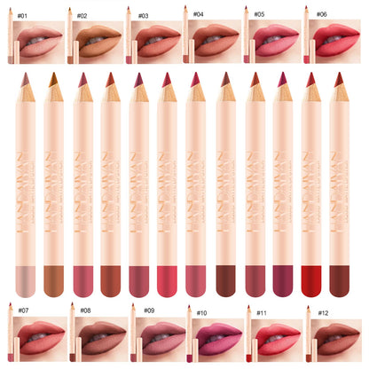 🔥Last Day 49% OFF-Double-ended Lipstick Automatic Lip Liner Matte Waterproof / Smudge-proof