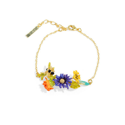 Flower and Bee Fine Jewelry