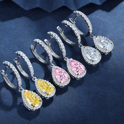 Multi-Color Teardrop Halo Jewelry