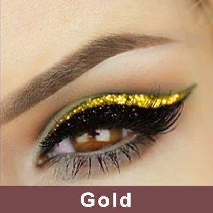 2 In 1 Reusable Glitter Eyeliner and Eyelash Stickers