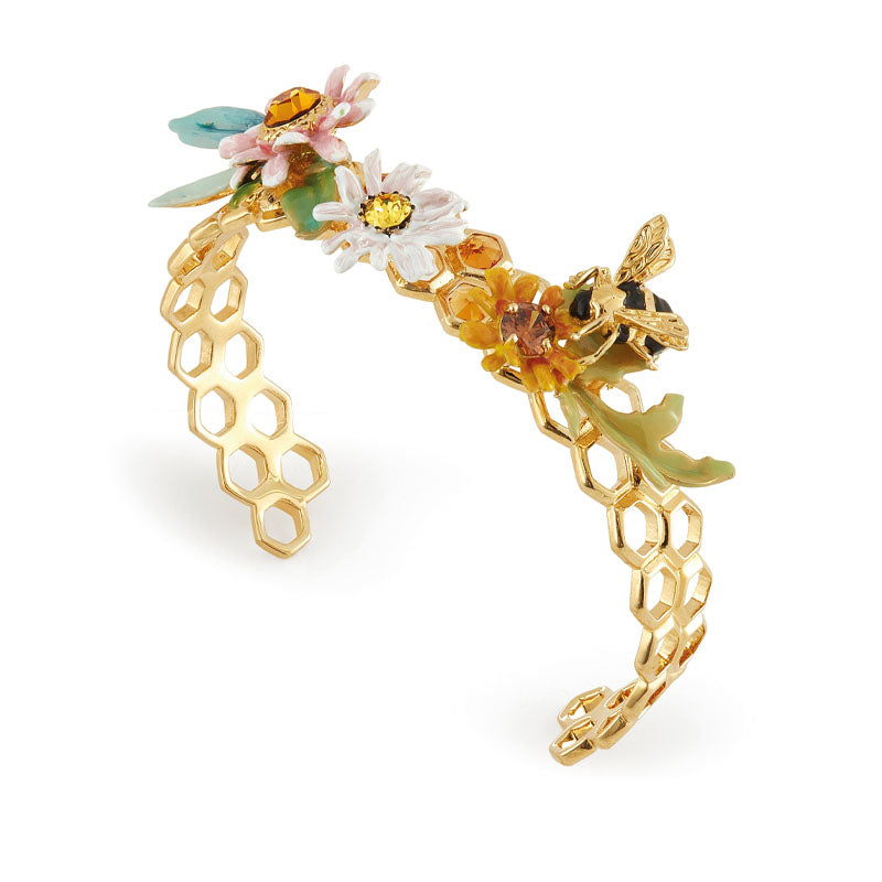 Floral Honeycom Bracelet