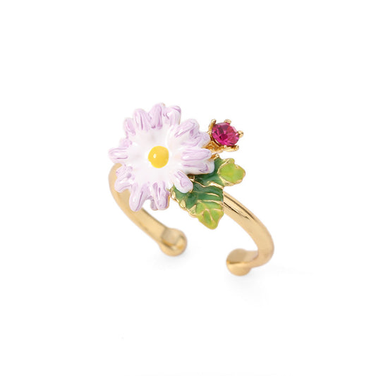 Daisy Flower Rings Adjustable Fashion